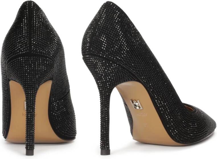 Kazar Zwarte stiletto pumps versierd met kristallen Black Dames