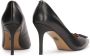 Kazar Zwarte stiletto's met modieuze decoratie op de neus Black Dames - Thumbnail 6