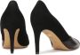 Kazar Zwarte suède en gladleren pumps Black Dames - Thumbnail 3