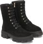 Kazar Zwarte suède laarzen in militaire stijl Black Dames - Thumbnail 3