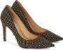 Kazar Zwarte suède pumps met gouden studs Black Dames - Thumbnail 2