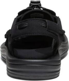 Keen Zwarte wandelsandalen met koordontwerp Black Dames