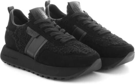 Kennel & Schmenger Sportieve Zwarte Leren Sneakers Black Dames