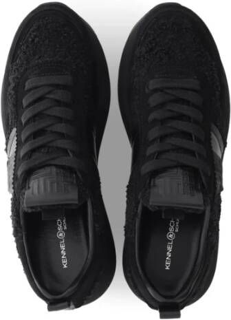 Kennel & Schmenger Sportieve Zwarte Leren Sneakers Black Dames