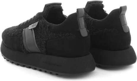 Kennel & Schmenger Sportieve Zwarte Leren Sneakers Black Dames