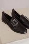 Kennel & Schmenger Zwart Zilver Loafer met Gesp Detail Black Dames - Thumbnail 4