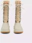 Kenzo Beige veterschoenen met logo Beige Dames - Thumbnail 2