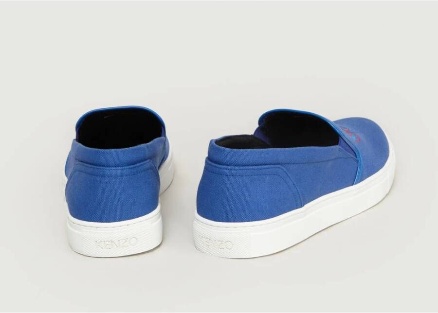 Kenzo Blauwe Skate Slip-On Sneakers Blue Heren