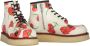 Kenzo Bloemenprint Leren Enkellaarzen White Heren - Thumbnail 2