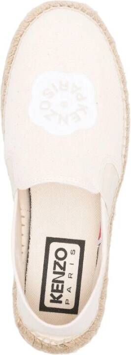 Kenzo Elastische Platte Schoenen Beige Dames