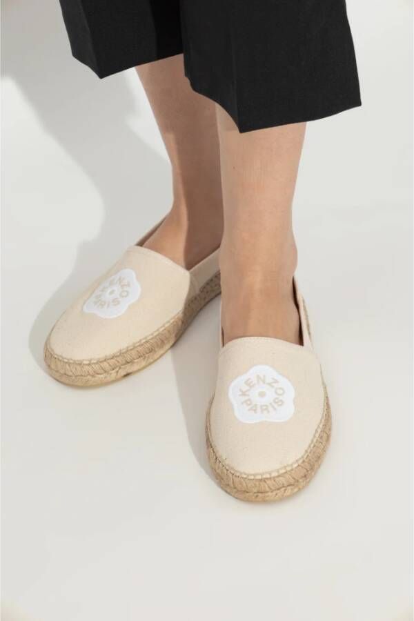 Kenzo Espadrilles met logo Beige Dames