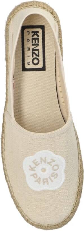 Kenzo Espadrilles met logo Beige Dames