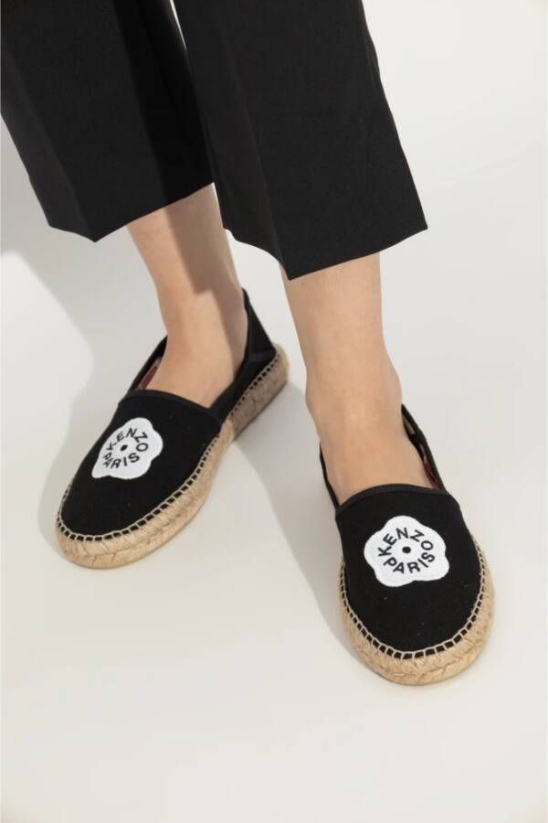 Kenzo Espadrilles met logo Black Dames