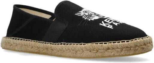 Kenzo Espadrilles met logo Black Heren