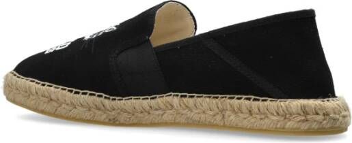 Kenzo Espadrilles met logo Black Heren