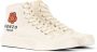 Kenzo Hoge sneakers voor dames in crèmekleurig canvas met Boke Flower-patroon Beige Dames - Thumbnail 12