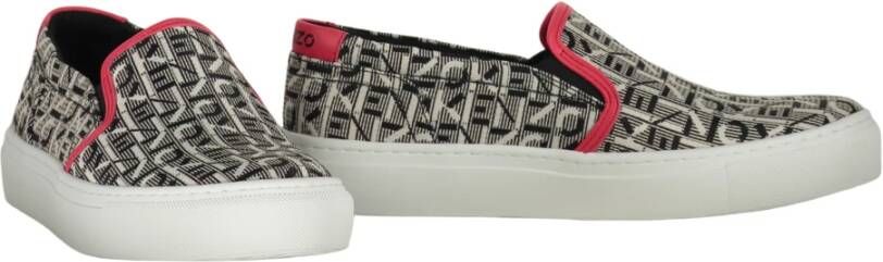 Kenzo Jacquard Logo Slip-On Sneakers Multicolor Dames