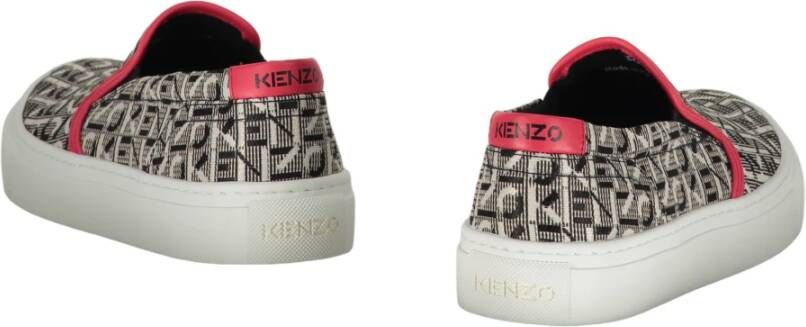 Kenzo Jacquard Logo Slip-On Sneakers Multicolor Dames