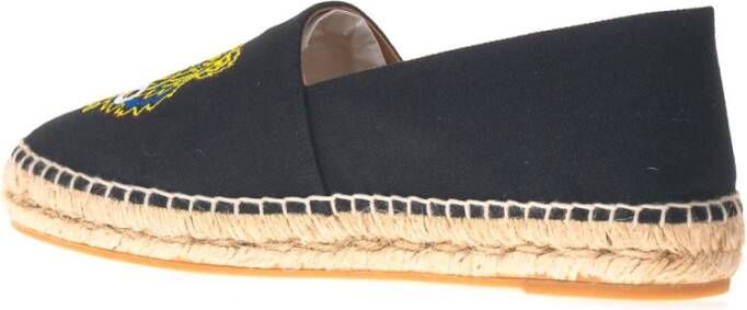 Kenzo Klassieke Tiger Espadrilles in Zwart Black Dames