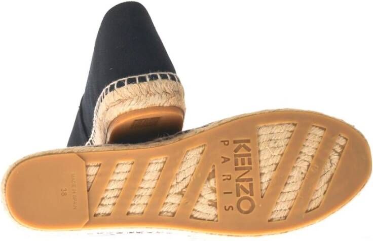 Kenzo Klassieke Tiger Espadrilles in Zwart Black Dames