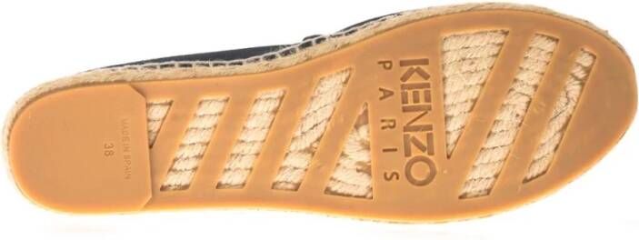 Kenzo Klassieke Tiger Espadrilles in Zwart Black Dames