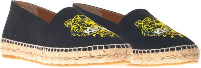 Kenzo Klassieke Tiger Espadrilles in Zwart Black Dames