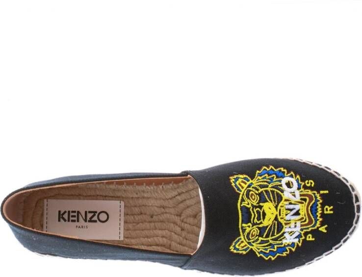 Kenzo Klassieke Tiger Espadrilles in Zwart Black Dames