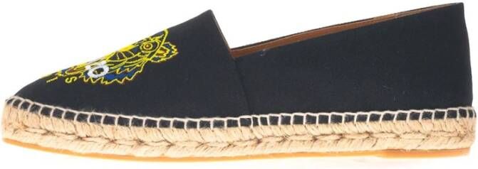 Kenzo Klassieke Tiger Espadrilles in Zwart Black Dames