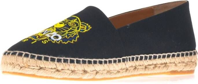 Kenzo Klassieke Tiger Espadrilles in Zwart Black Dames