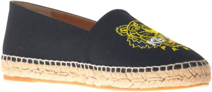 Kenzo Klassieke Tiger Espadrilles in Zwart Black Dames