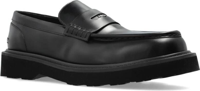 Kenzo Leren loafers schoenen Black Heren