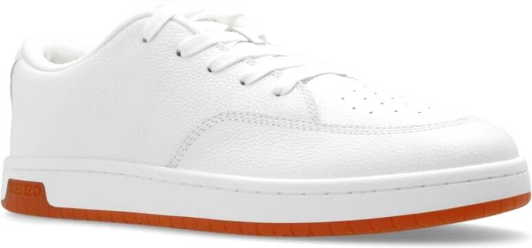 Kenzo Leren sneakers White Heren