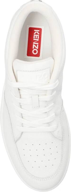 Kenzo Leren sneakers White Heren