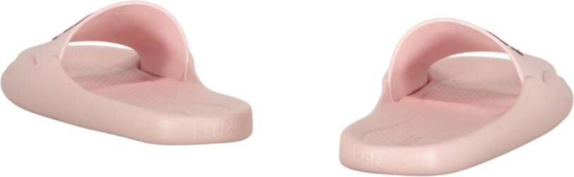 Kenzo Logo detail rubberen slippers Pink Dames