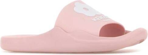 Kenzo Roze Rubberen Slippers Stijlvol Comfortabel Strandkleding Pink Dames