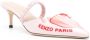 Kenzo Roze Satijnen Muiltjes met Logo Print Pink Dames - Thumbnail 2