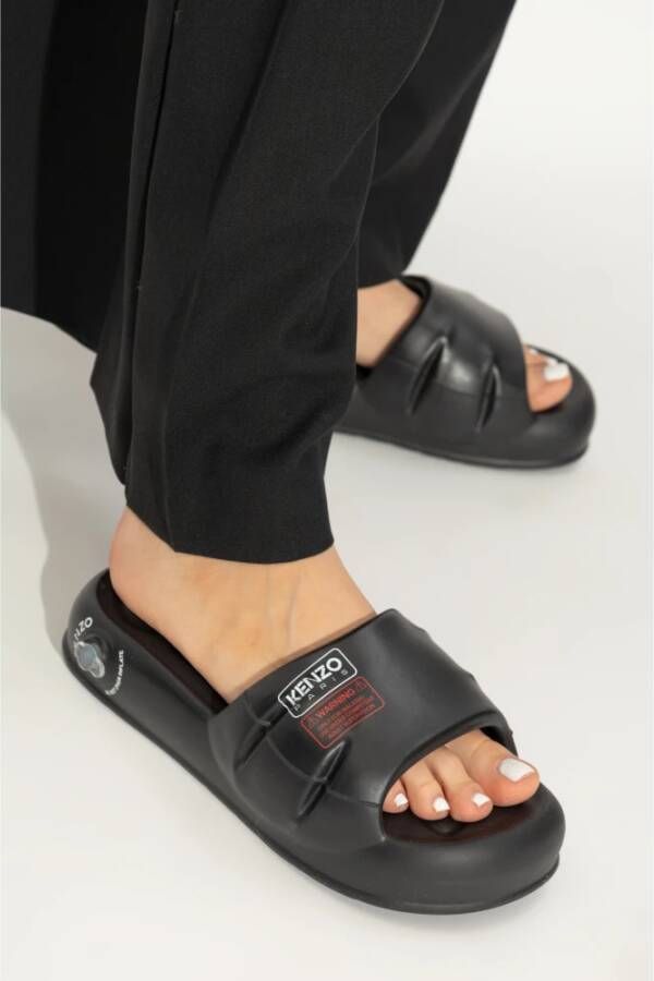 Kenzo Rubber slides Black Dames