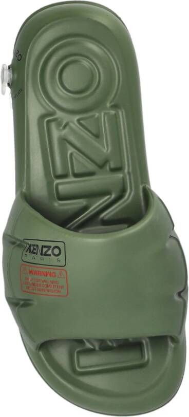 Kenzo Rubber slides Green Heren