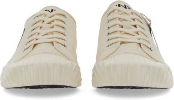 Kenzo School Sneaker met Rubberen Zool White Heren