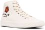 Kenzo Hoge sneakers voor dames in crèmekleurig canvas met Boke Flower-patroon Beige Dames - Thumbnail 2