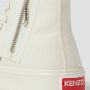 Kenzo Hoge sneakers voor dames in crèmekleurig canvas met Boke Flower-patroon Beige Dames - Thumbnail 10