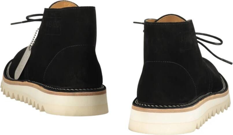 Kenzo Suede Desert Boots Black Heren