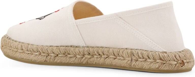 Kenzo Witte Espadrilles met Touwdetail White Dames