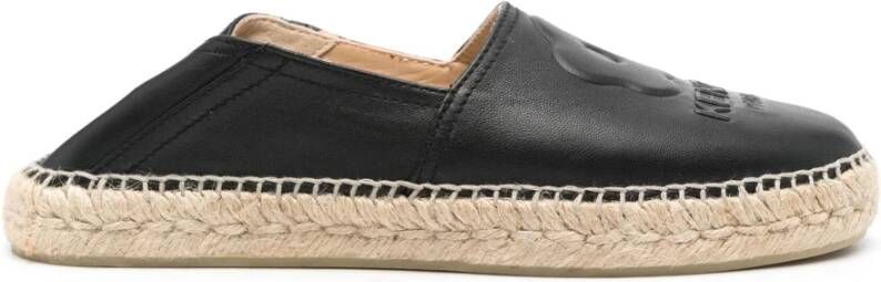 Kenzo Zwarte Instap Espadrilles Black Dames