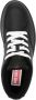 Kenzo Zwarte Korrelige Leren Sneakers Logo Patch Black Heren - Thumbnail 2