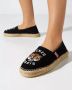 Kenzo Zwarte Tijger Espadrilles Black Dames - Thumbnail 2