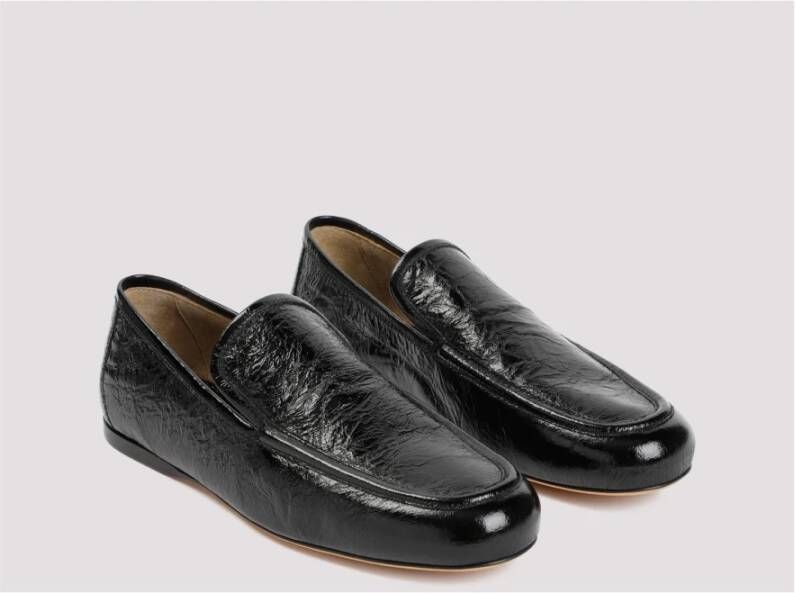 Khaite Alessia Zwarte Loafers Black Dames