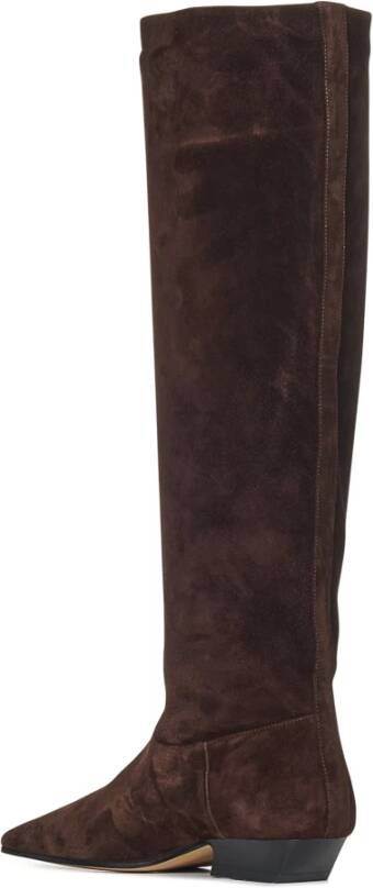 Khaite Bruine Enkellaarsjes Elegant Comfortabele Stijl Brown Dames