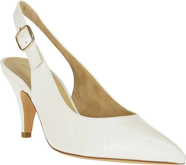 Khaite Stijlvolle River Slingback Pump White Dames