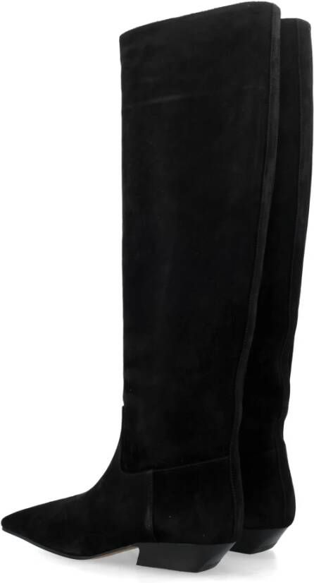 Khaite Zwarte Kniekousen Elegante Stijl Black Dames